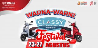 Warna-warni Classy Yamaha Festival Untuk Pengunjung F8 Makassar